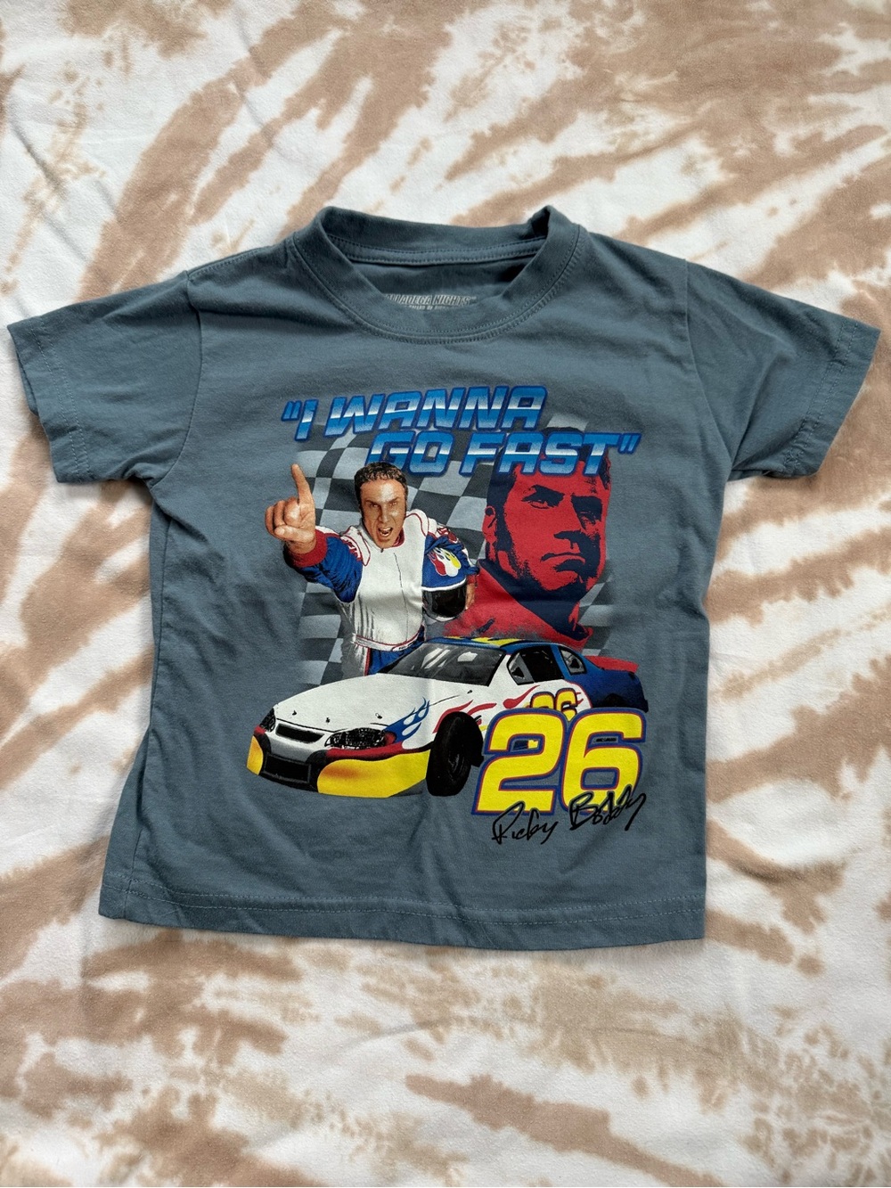 Kids 4T Racing Ricky Bobby Graphic Tee - Blue